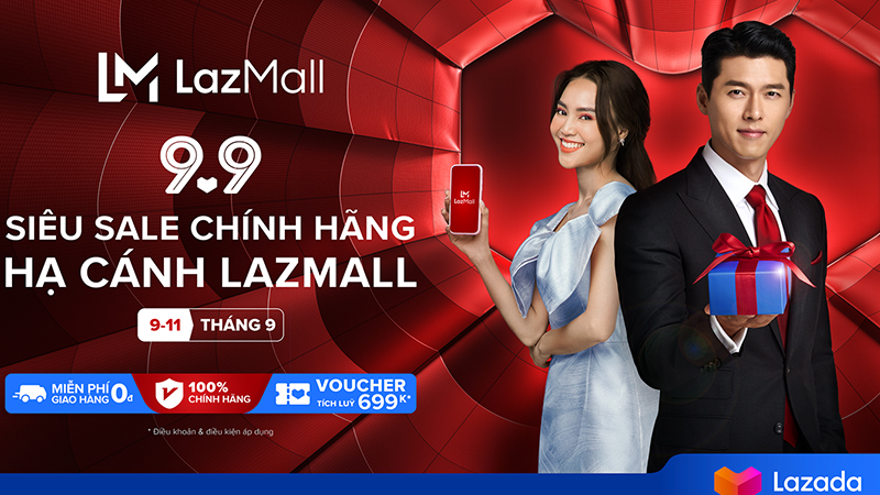 Ngôi sao điện ảnh Hyun Bin trở thành đại sứ khu vực của Lazmall