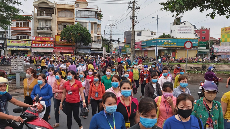 56.000 công nhân Công ty PouYuen (TP.HCM) được hưởng lương ngừng việc